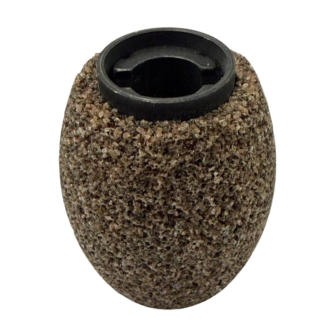 Barril Tecon Grano No. 4, para rebajar pieles muy gruesas ya que por lo áspero ayuda a jalar mejor materiales muy gruesos.